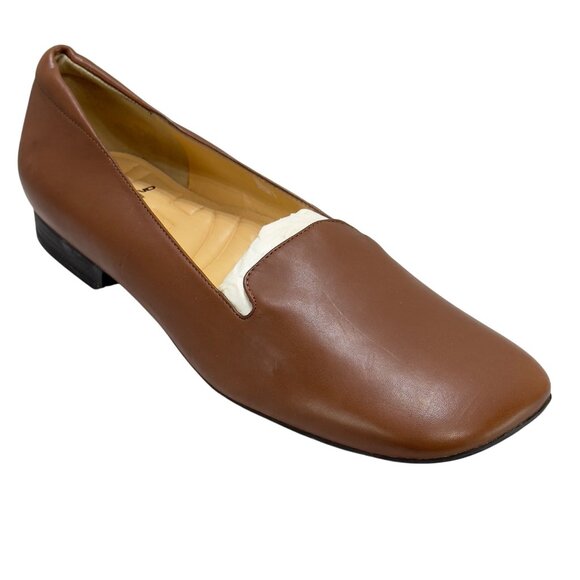 ROCKPORT Rebound Women's Brown Leather Square Toe Shoes Cushion Insoles Size 11M - Picture 1 of 12